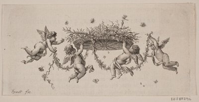 Four Winged Cherubs by J.F. Clemens