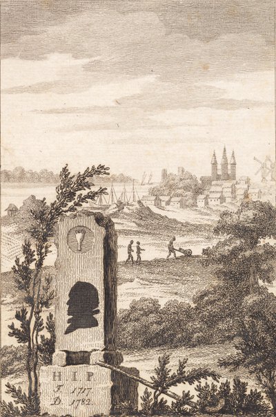 Memorial for Hans Jakob Paludan. Title Page for 