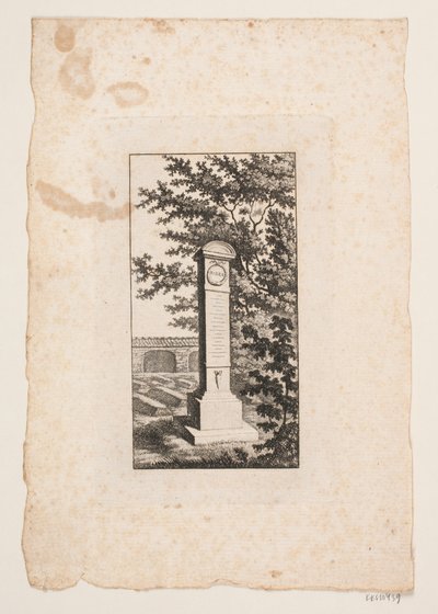 Memorial for the Author Hans Vilhelm Riber by J.F. Clemens