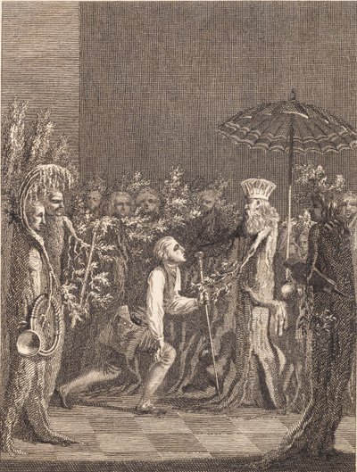 Niels Klim Bows Before the Prince of the Potuans by J.F. Clemens