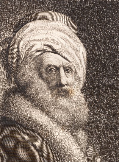 Portrait of an Old Man. Nathan the Wise by J.F. Clemens