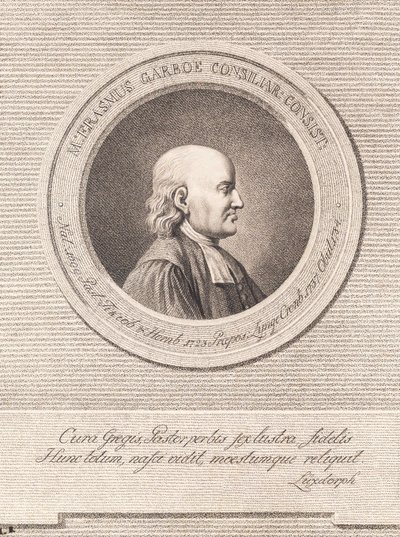 Pastor Rasmus Garboe by J.F. Clemens