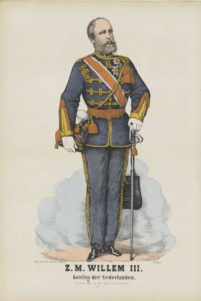 H.M. William III, King of the Netherlands (title on object) by J.H. van Wees (II)