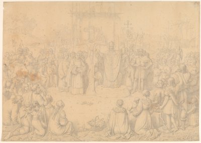 Ansgar Preaching by J.L. Lund