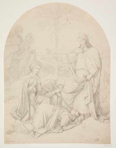 The Risen Christ Appears to the Women by J.L. Lund