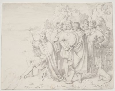 Knud the Great by the Shore by J.L. Lund