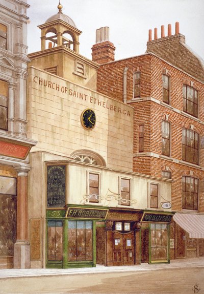 Church of St Ethelburga-the-Virgin within Bishopsgate, City of London by JL Stewart