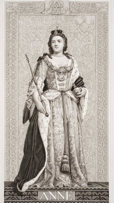 Queen Anne from Illustrations of English and Scottish History Volume II by J.L. Williams