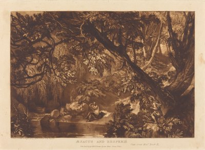 Aesacus and Hesperie by Joseph Mallord William Turner