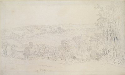 Distant View of Lowther Castle Park Scene by Joseph Mallord William Turner