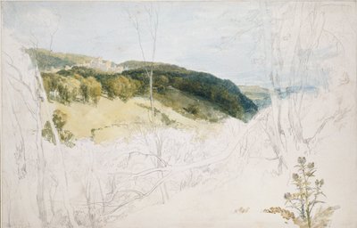 Distant View of Lowther Castle Park Scene by Joseph Mallord William Turner