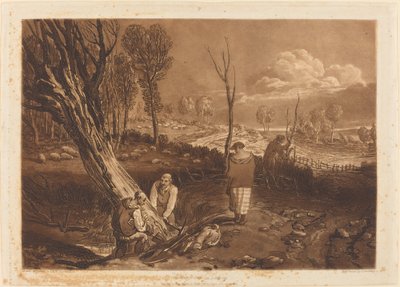 Hedging and Ditching, published 1812 by Joseph Mallord William Turner