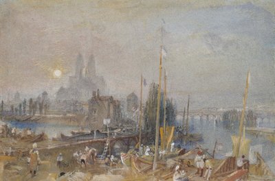 The Canal of the Loire and Cher, near Tours by Joseph Mallord William Turner