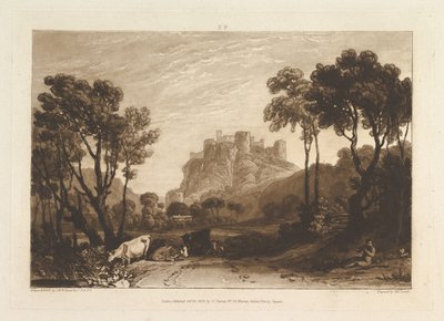 The Castle Above the Meadows by Joseph Mallord William Turner