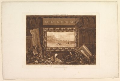 The Frontispiece to Liber Studiorum by Joseph Mallord William Turner