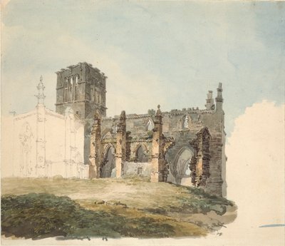 The Ruined Abbey at Haddington by Joseph Mallord William Turner