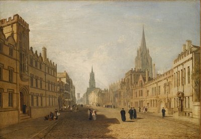 View of the High Street, Oxford by Joseph Mallord William Turner
