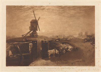 Windmill and Lock by Joseph Mallord William Turner