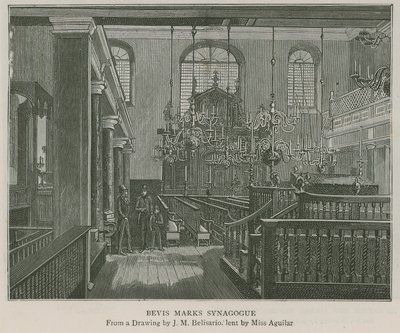 Bevis Marks Synagogue by J.M. Belisario