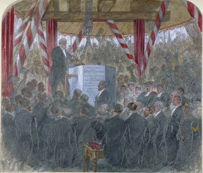 Laying of the chief stone of Holborn Viaduct, City of London, 3 June 1867 by JP
