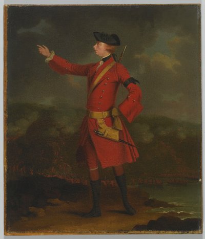 Portrait of General Wolfe (1727-59) by J.S.C. Schaak
