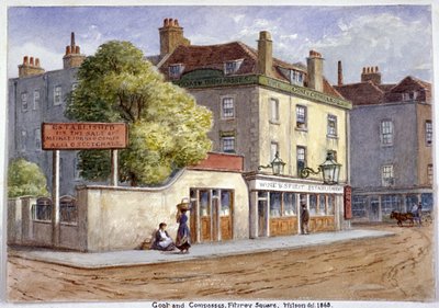 Old Goat and Compasses Inn, Marylebone Road, London by JT Wilson