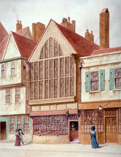 View of Trinity Hall, Aldersgate Street, City of London, 1780 by JT Wilson
