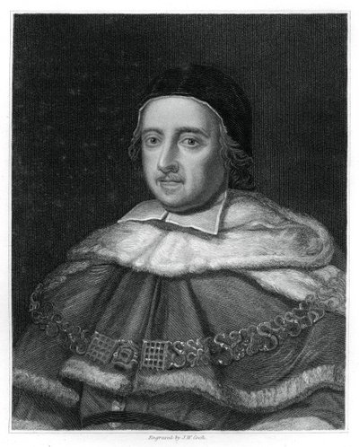 Sir Matthew Hale, Lord Chief Justice of England, 1834 by J.W. Cook
