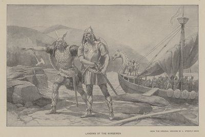Landing of the Norsemen by J. (after) Steeple Davis
