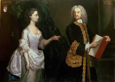 Portrait of Sir John Perceval, 1st Earl of Egmont by J. Aberry