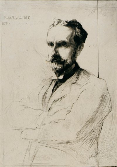 Portrait of Dr. Robert F. Weir by J. Alden Weir