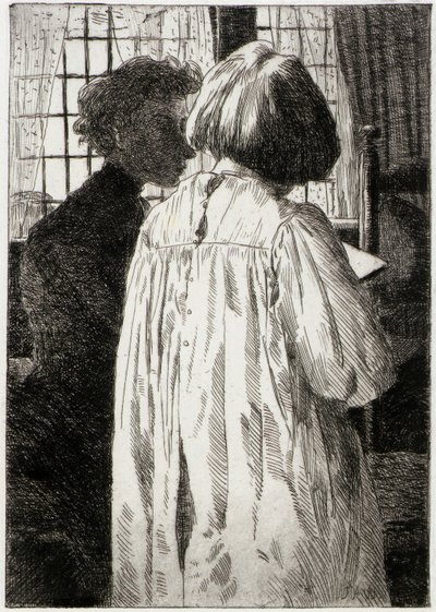 The Lesson by J. Alden Weir