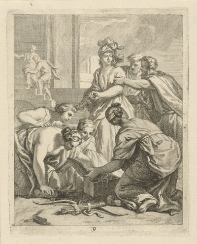 Achilles and the Daughters of Lycomedes (Scenes from the Life of Achilles) by J. Alexander Janssens