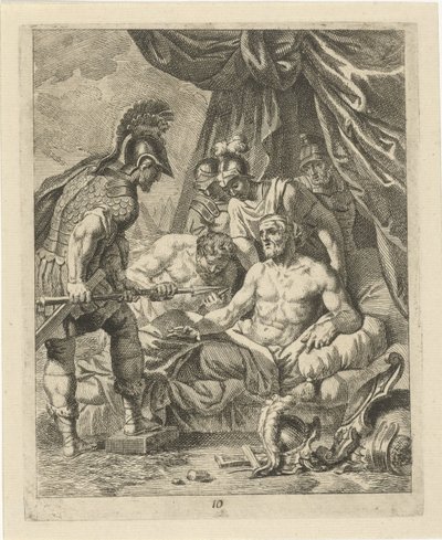Achilles Heals Telephos by J. Alexander Janssens