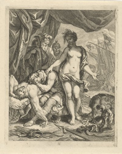 Achilles Mourning the Death of Patroclus, Scenes from the Life of Achilles (series title), Vitam et Mortem Achilli (series title) by J. Alexander Janssens