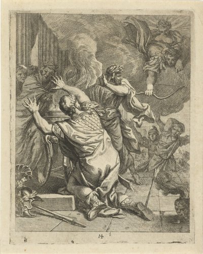 Death of Achilles (Scenes from the Life of Achilles, Vitam et mortem achilli) by J. Alexander Janssens