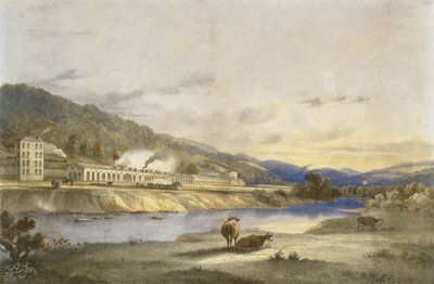 Trefforest Tin Works, Glamorganshire, c.1840 by J. Appleby