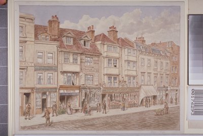 View of Nos. 140-156 on the West Side of Borough High Street by J. Appleton