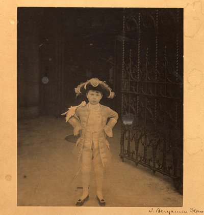 Edward Cavendish as a Page at the Coronation of Edward VII by J. Benjamin Stone