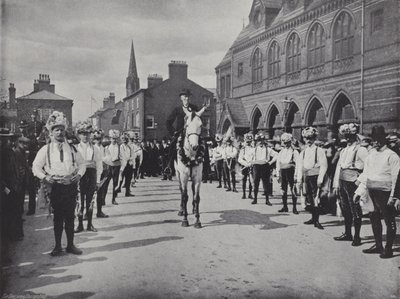 Knutsford May Day Festival, the Morris Dancers by J. Benjamin Stone