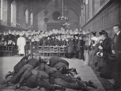 Pancake Tossing at Westminster School, The Greeze by J. Benjamin Stone