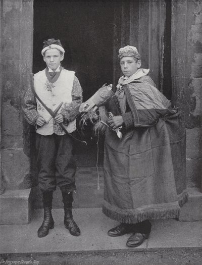 The Horn Dance, Abbots Bromley, the Fool and Robin Hood by J. Benjamin Stone