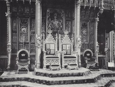 The Throne in the House of Lords by J. Benjamin Stone