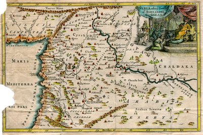 Map of Syria, after the death of Alexander the Great by J Blundell