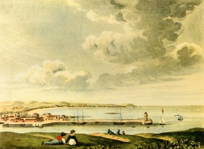 A View of the Bay and Pier of Douglas, Isle of Man, 19th century, 1946 by J. Burman