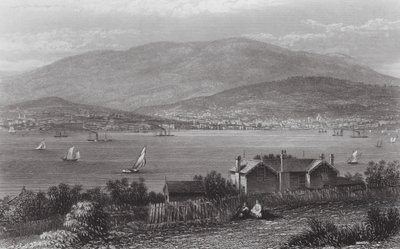 Australia: Hobart Town, Tasmania by J. C. Armytage