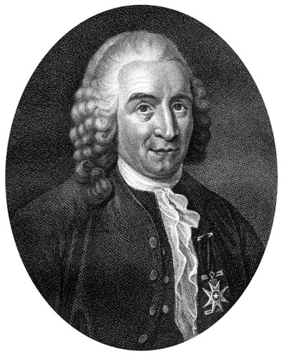 Carolus Linnaeus, 18th century Swedish botanist, physician and zoologist, 1812 by J. Chapman