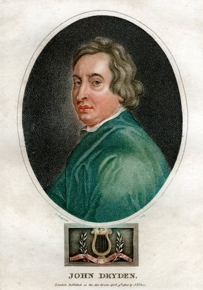 John Dryden, 17th Century English Dramatist and Poet Laureate by J. Chapman
