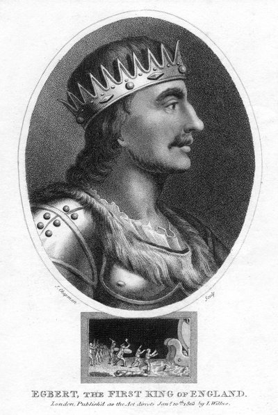 King Egbert of Wessex, First King of All England, 1803 by J. Chapman