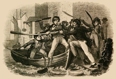 Mary Anne Talbot Resisting A Press Gang by J. Chapman